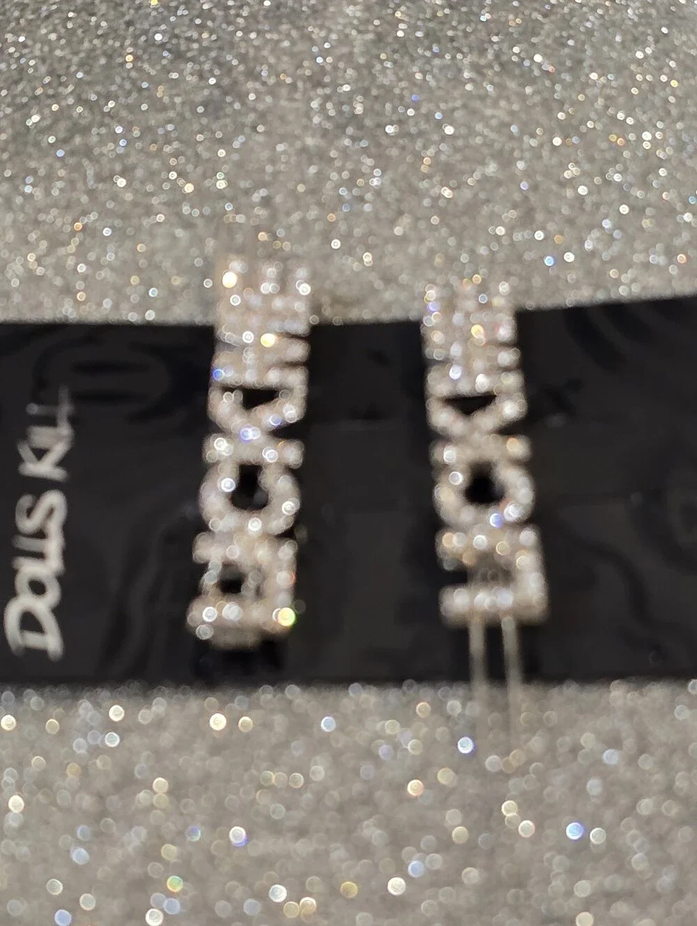 Dolls Kill LICKME Crystal Hair Pin Set